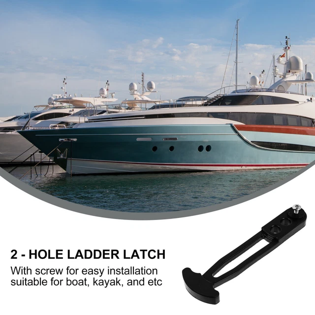 Attache D'Échelle Inox Pour Bateau, Kayak Ou Canoë - Fixation Tube Ø 25 Mm, Accessoire Nautique Robuste