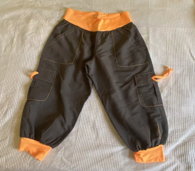 ** Energetics ** Zumba Hose ** NEU **3/4 ** Gr. 36 ** Fitness ** Grau/Neonorange