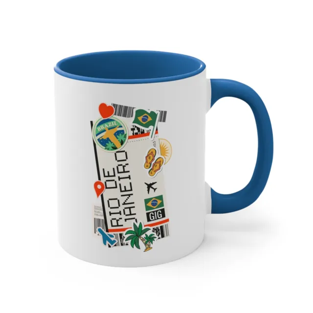 Rio de Janeiro Brazil Accent Coffee and Tea Mug Travel Gift