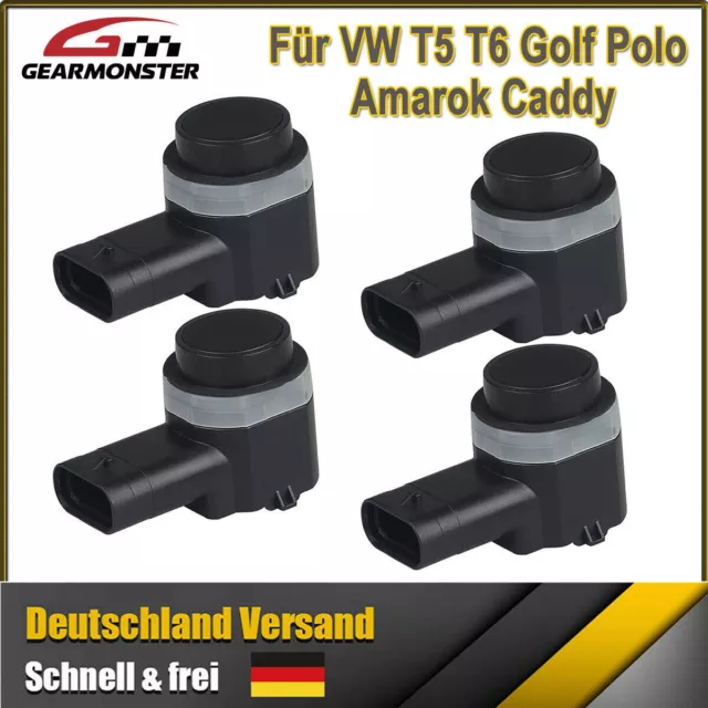 4x PDC Sensor Einparkhilfe für VW T5 T6 Golf Polo Amarok Caddy 1S0919275C