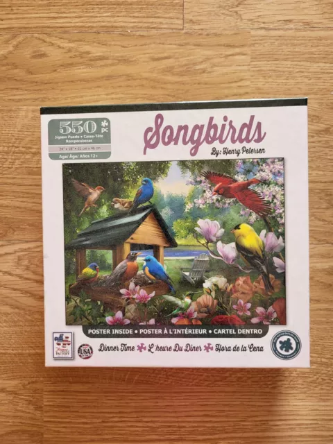 550 Piece Puzzle Songbirds