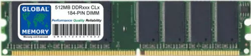 512MB DDR 266/333/400MHz 184-PIN Memoria Dimm RAM Para / Piezas/Placas Base