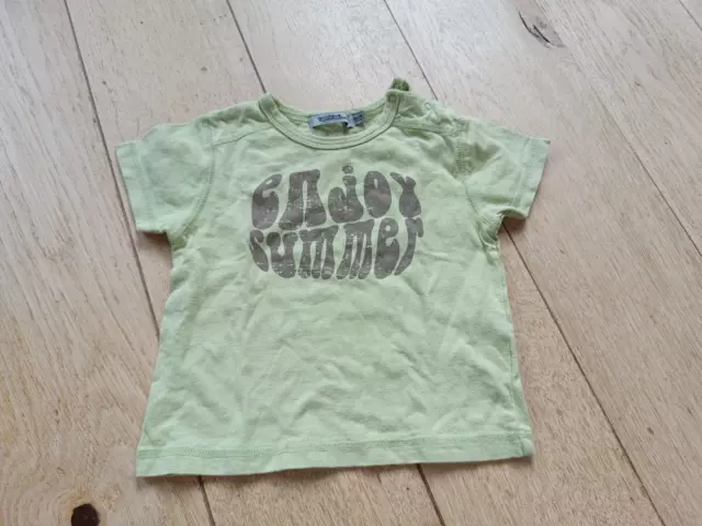 T-Shirt Manche Courte Bébé 18 Mois Vert TAO Tape A l'Oeil Tshirt Enfant