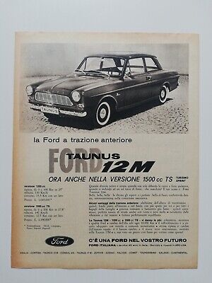 CORTINA 1964  ALTRE DISPONIBILI FORD *ADVERTISING PUBBLICITA' FORD TAUNUS 