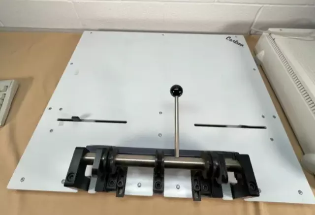 Carlson Punch Plate press letterpress binding tool clean 2