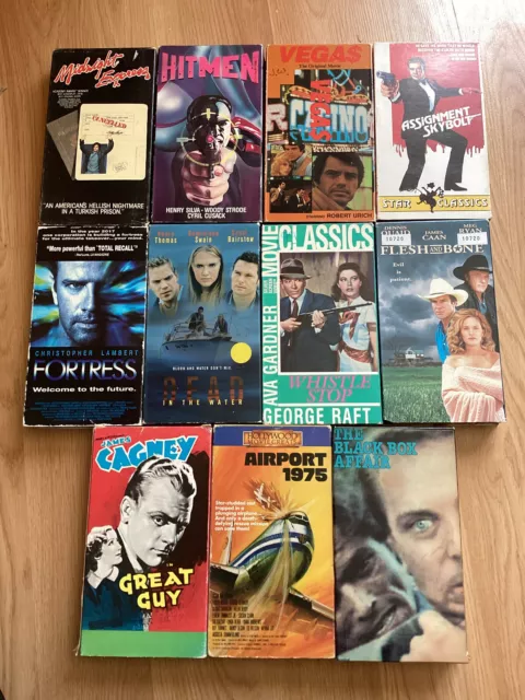 VHS ACTION Lot of 10, All Seasons, Star Classics, Obscure Titles