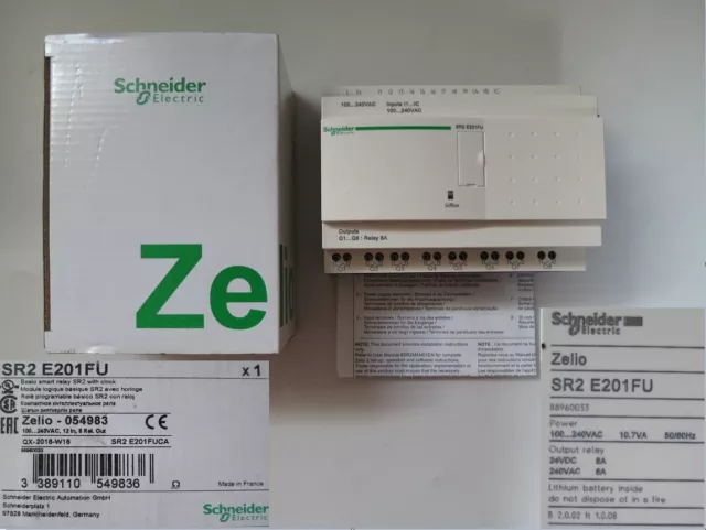 Schneider Electric SR2 E201FU Basic smart relay 10-3 #3880