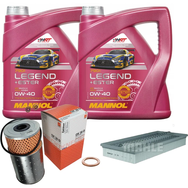 MAHLE Inspektionspaket 8 L MANNOL Legend+Ester 0W-40 für Mercedes-Benz Saloon