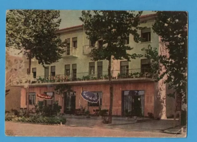 Lido Di Jesolo Venezia Albergo Leon D'oro Viaggiata 1959