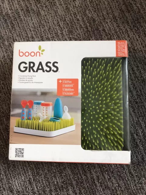 Boon Grass Lawn Countertop Drying Rack - Green New In Box - Baby Bottle