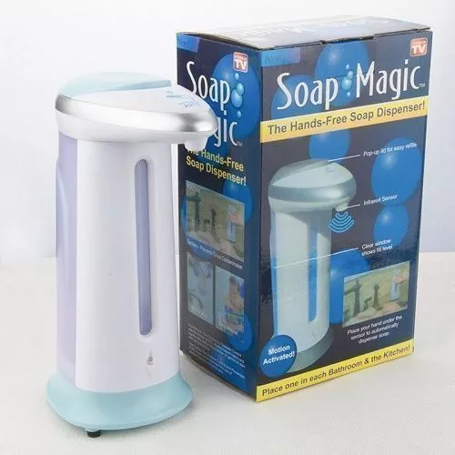 Erogatore Automatico Sapone Liquido Dispenser Infrarossi Portasapone Magic cir