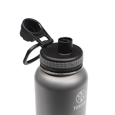 Originals Spout Water Bottle, Stainless Steel, Vacuum insulated, 32 oz, Graphite