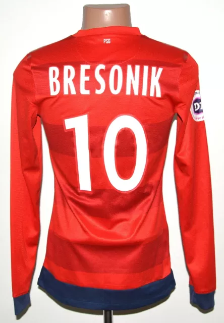 Psg Match Getragene Ausgabe Damen 2012/2013 Auswärts Fussball Shirt Nike Bresonik #10 S