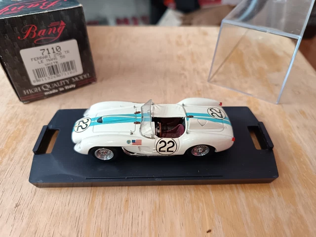 FERRARI 250 TESTA ROSSA N°22 LE MANS 1958 FERRARI FABBRI 1:43 7ème