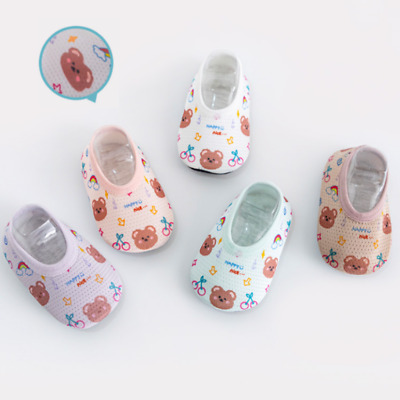 Infant Baby Girls Boys Toddler Anti-slip Warm Slippers Socks Cotton Crib Shoes