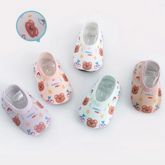 Infant Baby Girls Boys Toddler Anti-slip Warm Slippers Socks Cotton Crib Shoes
