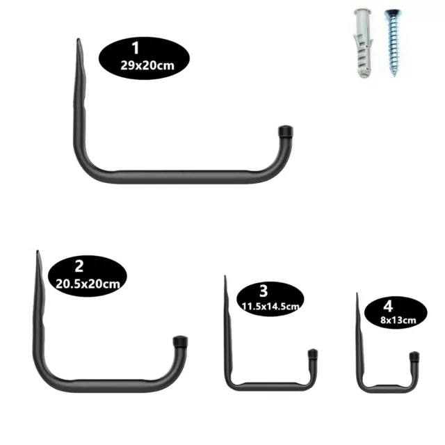 Heavy Duty Wall Hooks for Garage and Shed Storage Sturdy and Long Lasting