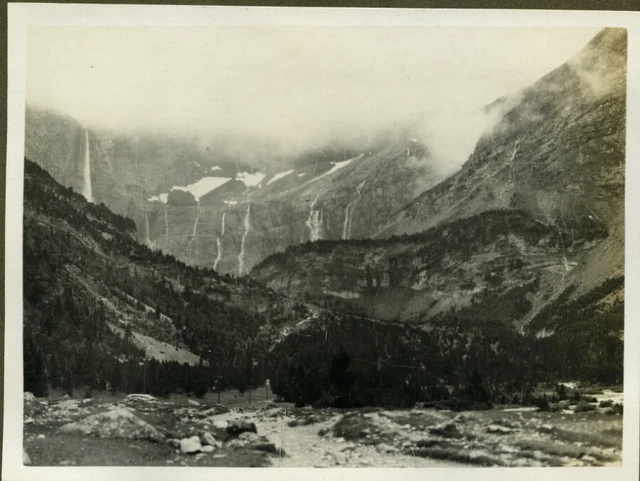 FRANCE PYRENEES CIRQUE de Gavarnie Circus Waterfalls Mountain Old Photo ...