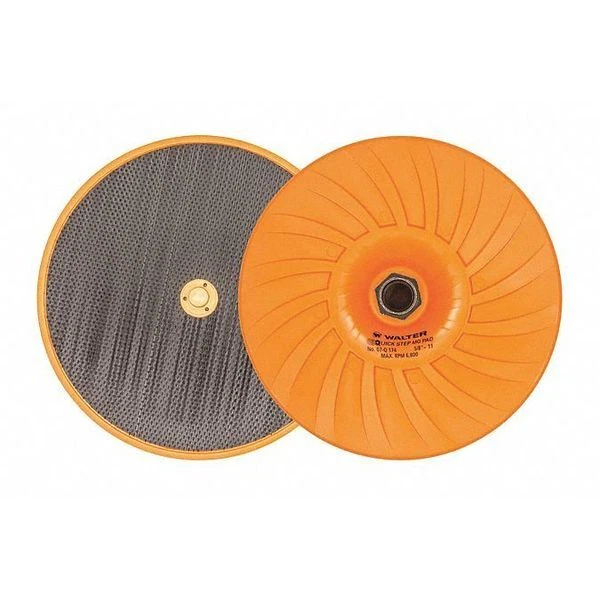 WALTER SURFACE TECHNOLOGIES 07Q174 Quick-Step,Mg Back Padia,7" dia,5/8"-11"