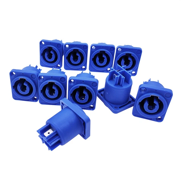 Hailege 10 stuks DC Voeding Jack Socket Vrouwelijk Panel Mount