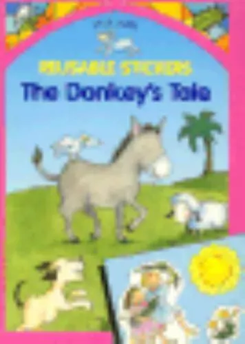Livre autocollant réutilisable The Donkey's Tale par Laura Kelly (1993, livre de poche)
