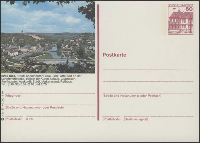 P138-n9/137 6252 Diez - Alte und Neue Lahnbrücke **