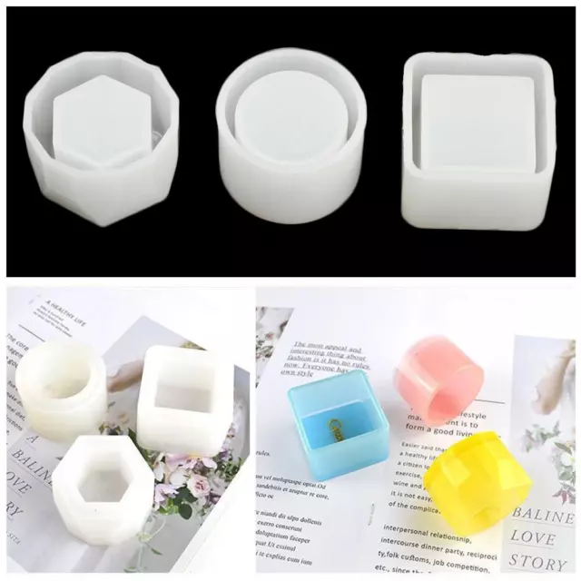 Epoxy Resin Mold Crystal Resin Tray Mold Silicone Mould Succulent Flowerpot