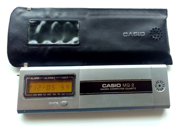 Casio Mq-2 Micro Computer Quartz Calculator Made In Japan