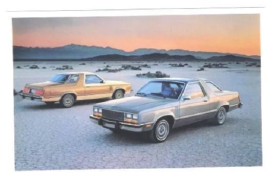 1980 Mercury Zephyr Advertising Postcard Ford Motor Company