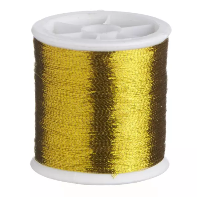 NEW Birch Metallic Thread 100 Metre Roll By Spotlight