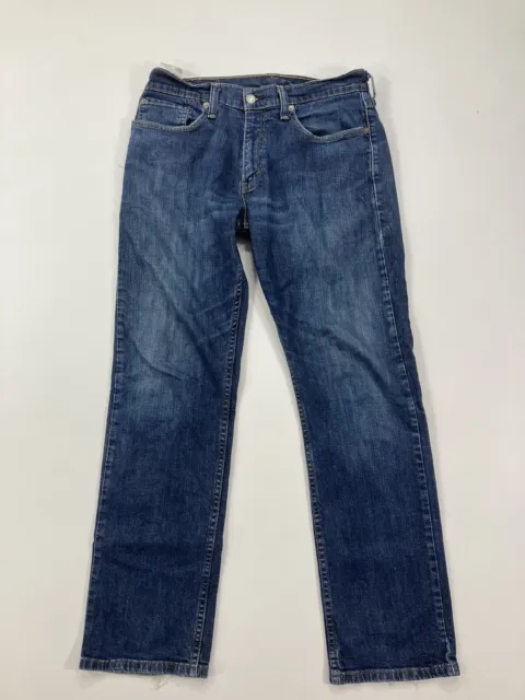 LEVI'S 514 SCHMALE GERADE Jeans - W32 L30 - Marineblau - Guter Zustand - Herren