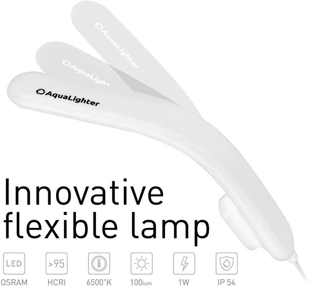 Fish Tank Light Clip On Aquarium Light for Plants LED Lamp White for 5 Gallon