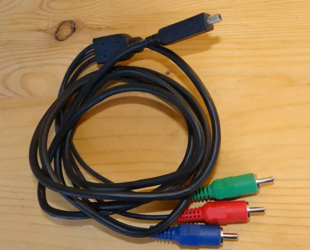 USB Mini 10-pol. Buchse auf Cinch-Stecker blau-rot-grün-, 1.50, schwarz