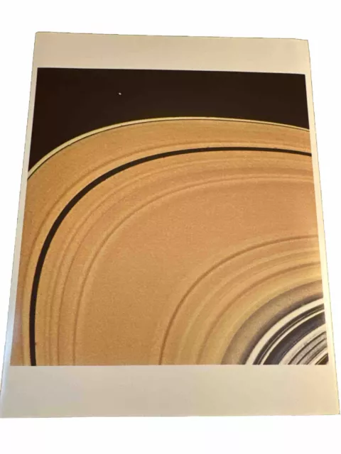 Original Jpl Nasa False Color Image Of Saturn A-Ring Photo By Voyager Project