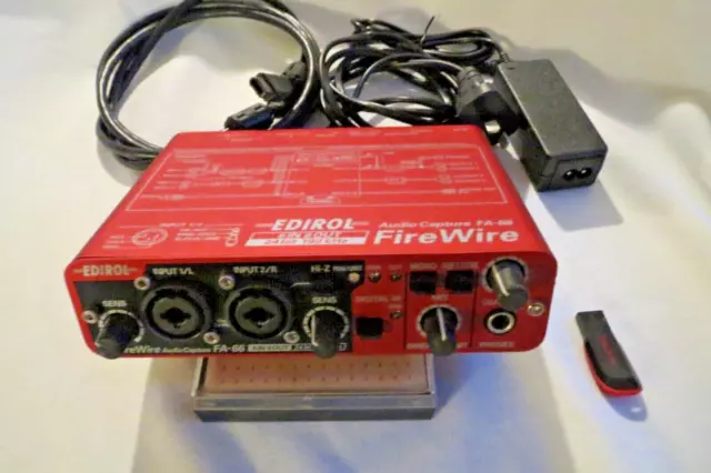 Roland Edirol FA-66 FireWire Audio Capture Digital Recording Interface Tested