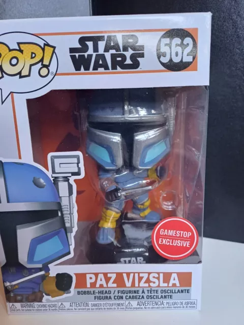  Funko Pop Star Wars Paz Vizsla 562 Gamestop Exclusive 