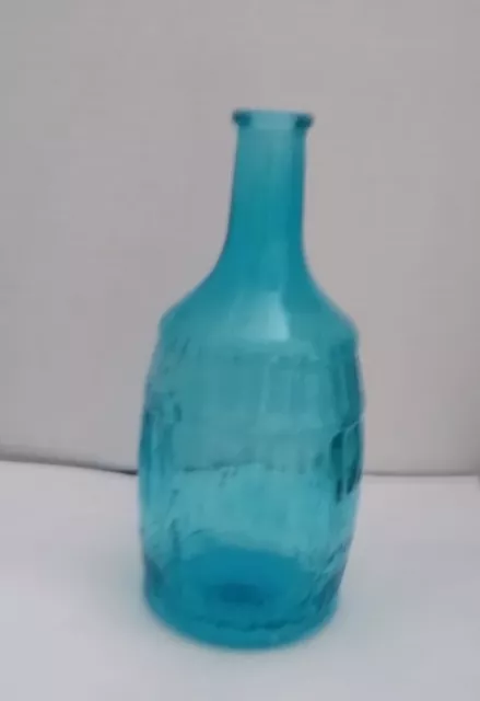 Vintage Wheaton Root Bitters Blue Glass Bottle