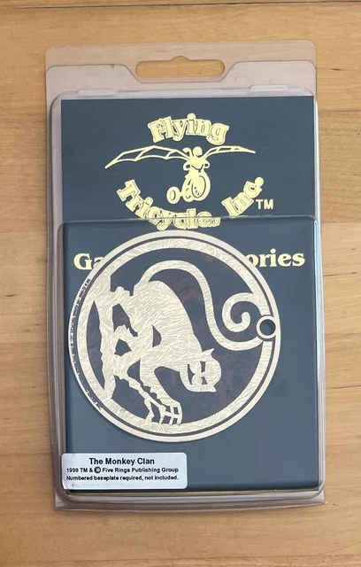 1998 Flying Tricycle L5R The Monkey Clan Faceplate - New In Blister - No Base