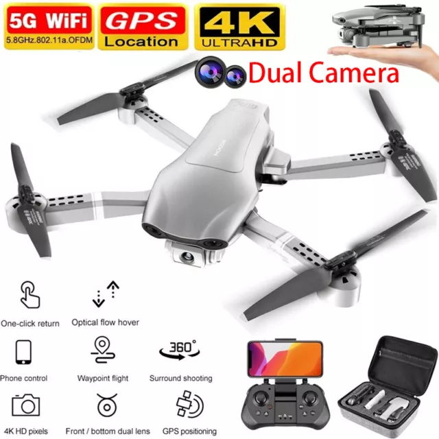 4DRC F3 RC Drone GPS 5G WiFi FPV 4K/1080P HD Wide Angle Dual Camera Quadcopter