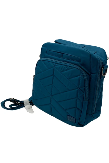 Lug RFID Medium Crossbody with Top Handle Ranger 2 Ocean Blue