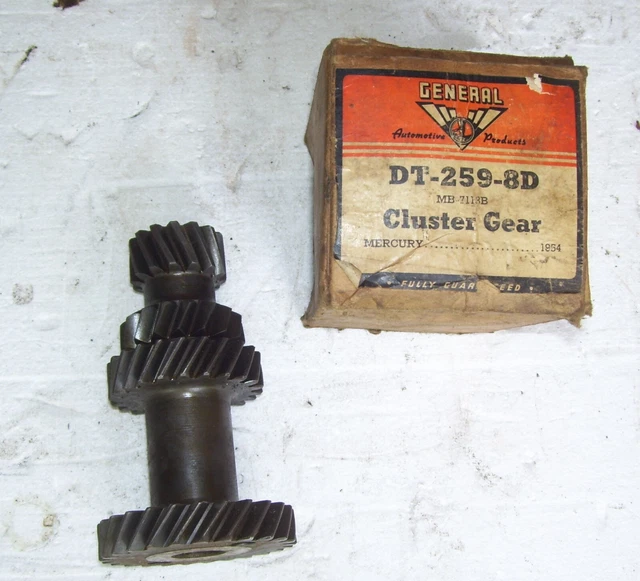 1954 Mercury Cluster Gear Nos Dt-259-8D- Mb 7113B-Very Nice 1954 Mercury Cluster Gear Nos Dt-259-8D- Mb 7113B-Very Nice