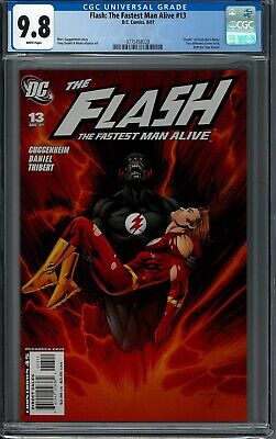 FLASH: THE FASTEST MAN ALIVE #13 CGC 9.8 (8/07) DC COMICS white pages