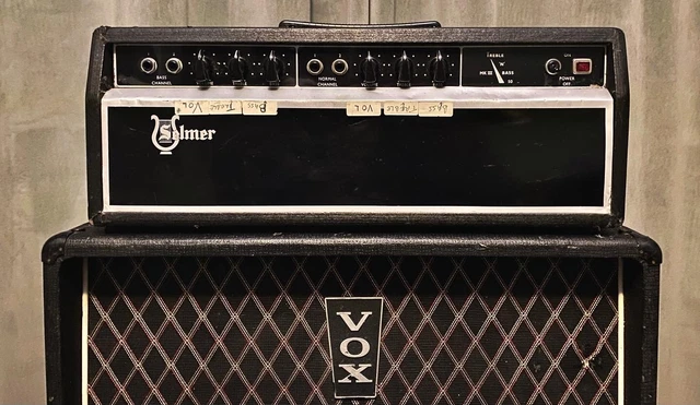 1970s Selmer MKIII Treble N Bass 50W Amp Head