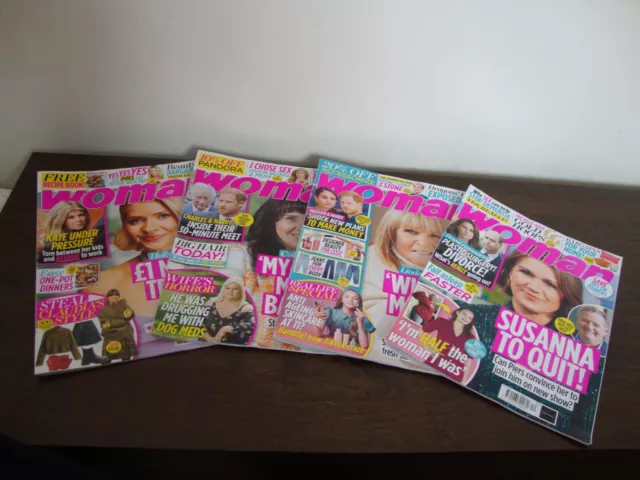 4 Woman Magazine Bundle -19Th 26Th February 24 + 11Th 18Th March 24