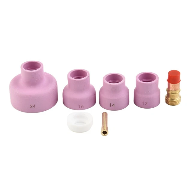 Welding Cup Welding Equipment Parts Torch Adapter Welding Torch 7 Pcs/Set