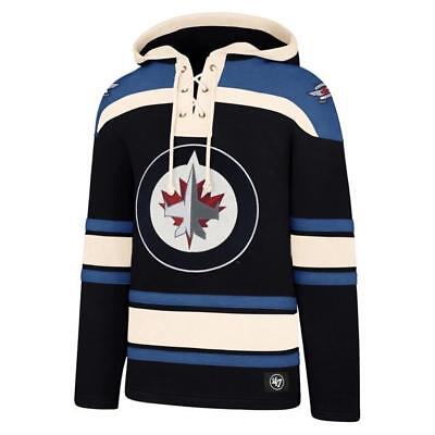NHL Hoody Winnipeg Jets Hoodie Pullover con Cappuccio 47 Lacer Jersey Felpa