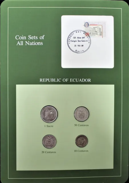 Coin Sets of All Nations (ECUADOR)