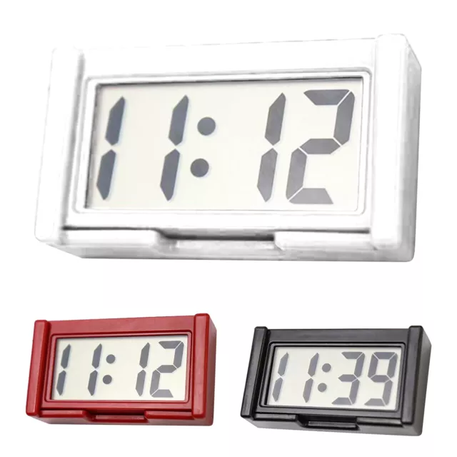 MINI LCD Digital Display Vehicle Car Dashboard Clock Tabletop Time Clock Hot