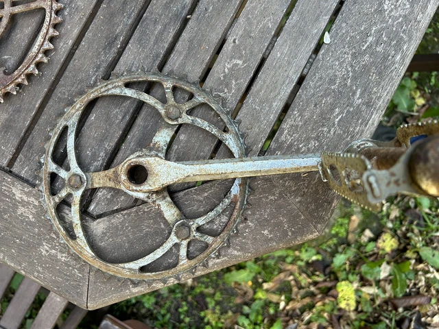Pédalier De Vélo Ancien – Modèle Vintage Pour Vélo De Course Ou Vélo De Ville