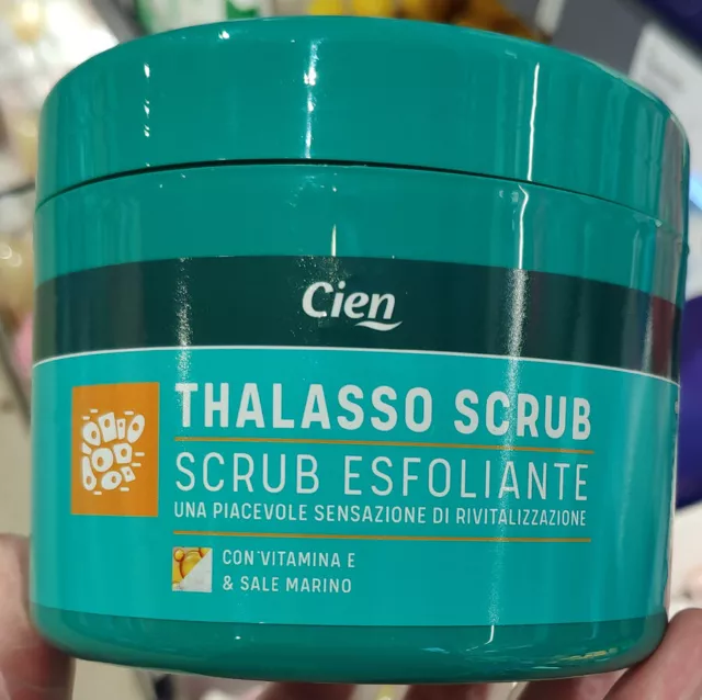 Talasso scrub esfoliante Cien 600gr. con vitamina E e sale marino Geomar